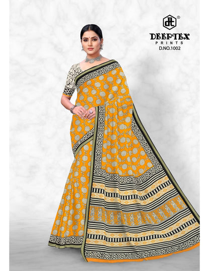 Pink City Vol 1 Point 8 Deeptex Prints Cotton Sarees Manufacturer India