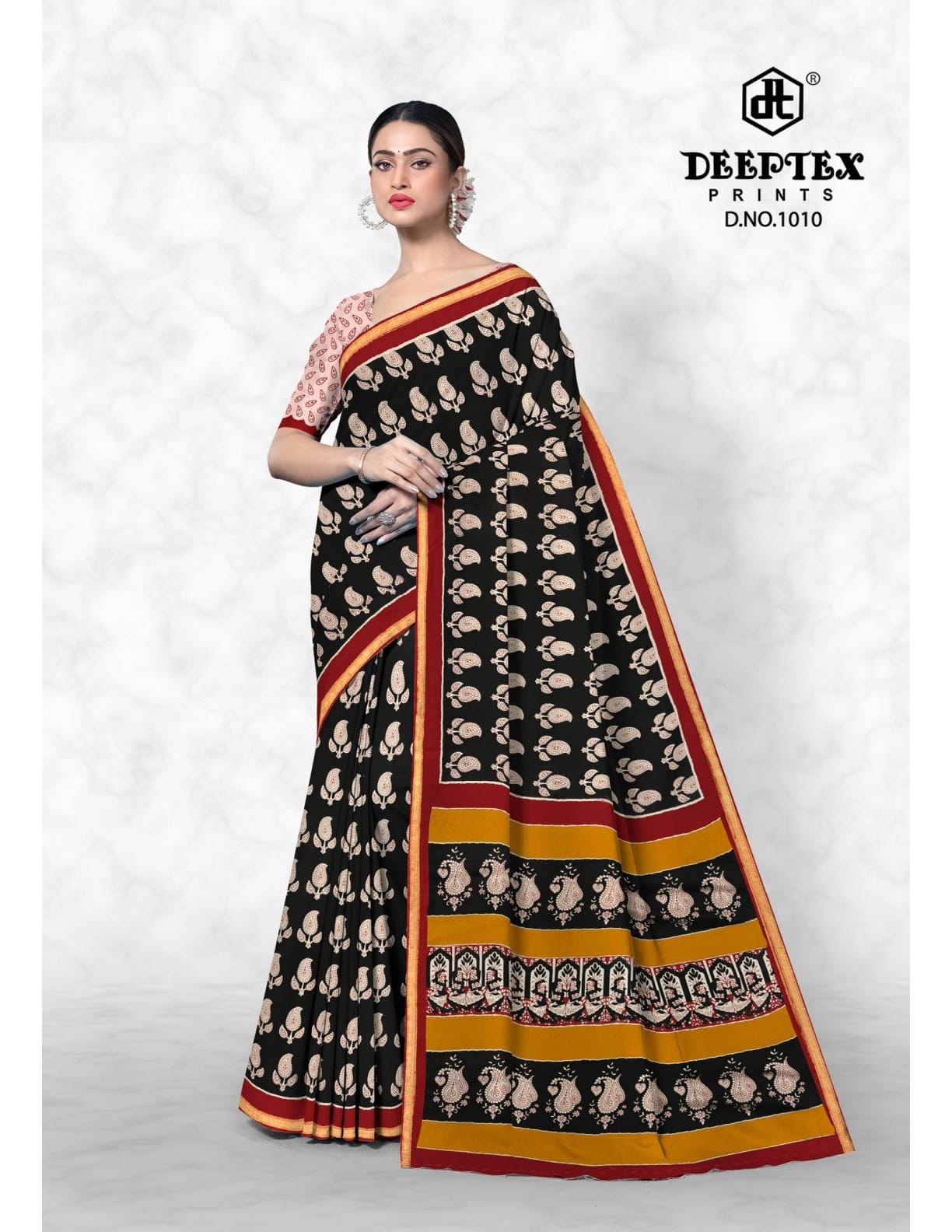 Pink City Vol 1 Point 8 Deeptex Prints Cotton Sarees Manufacturer India