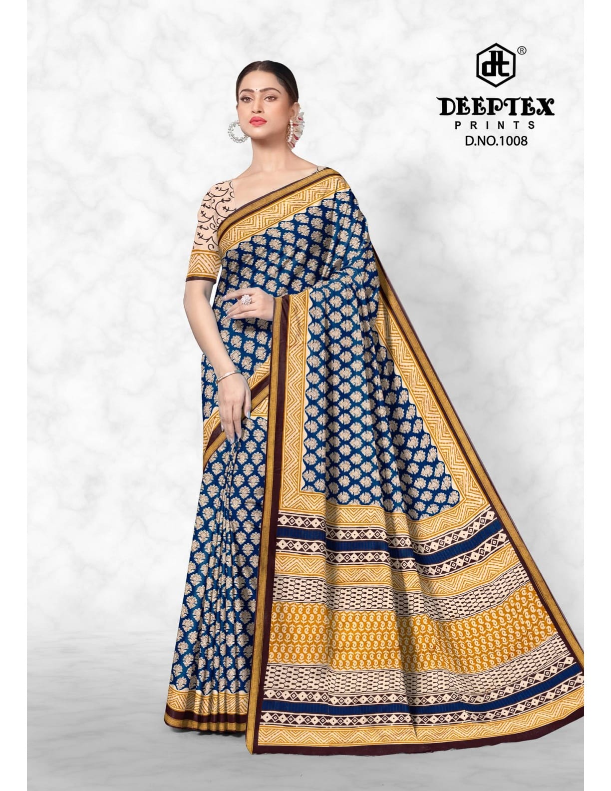 Pink City Vol 1 Point 8 Deeptex Prints Cotton Sarees Manufacturer India