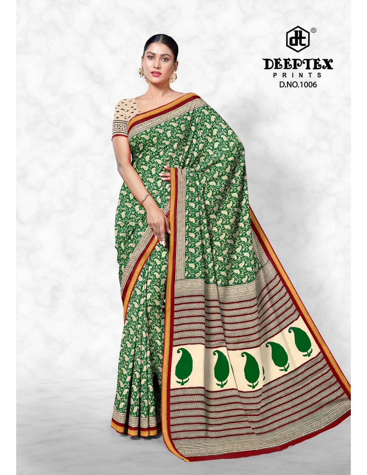 Pink City Vol 1 Point 8 Deeptex Prints Cotton Sarees Manufacturer India