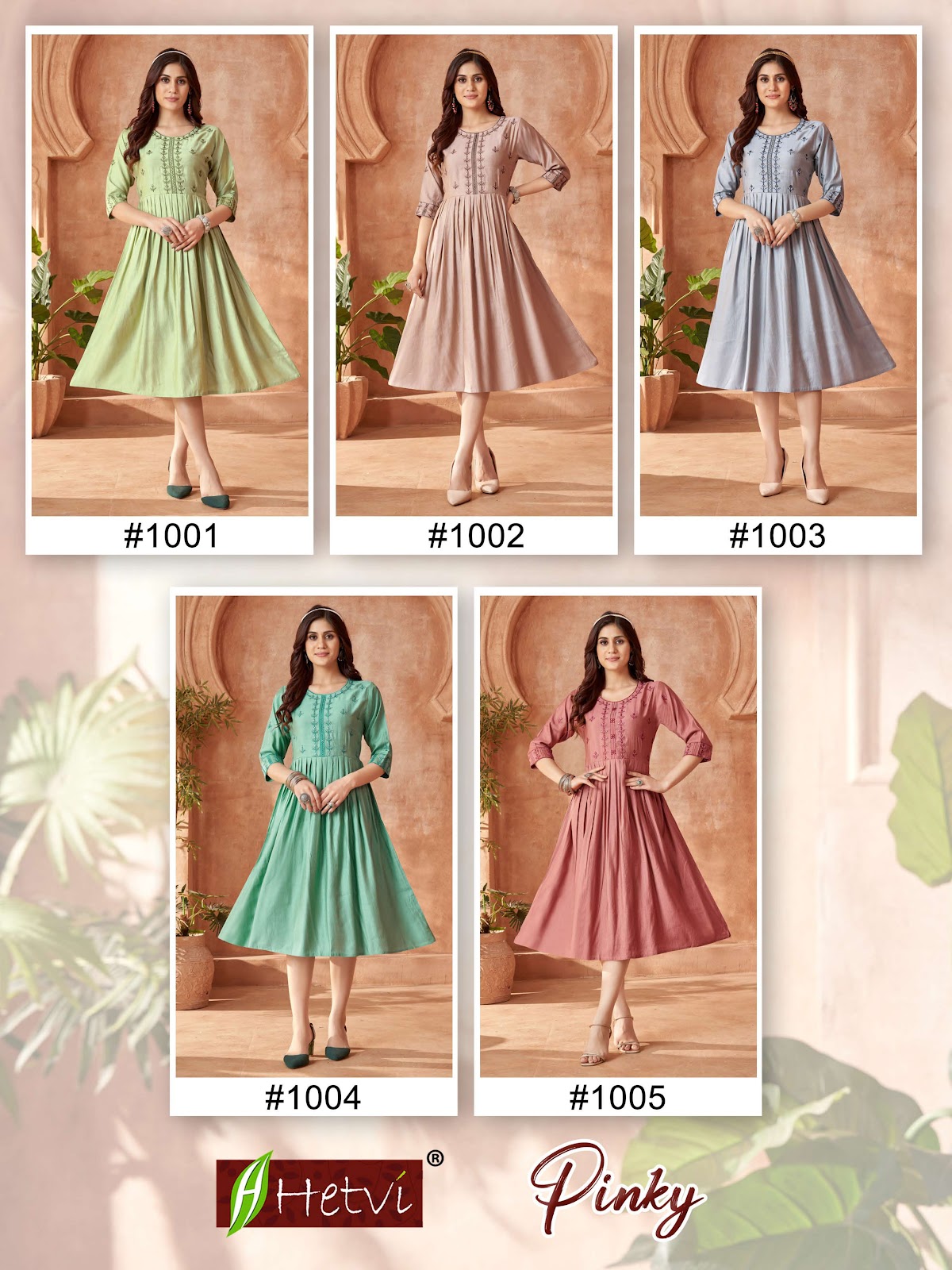 Pinky Hetvi Vetican Anarkali Kurtis Supplier India