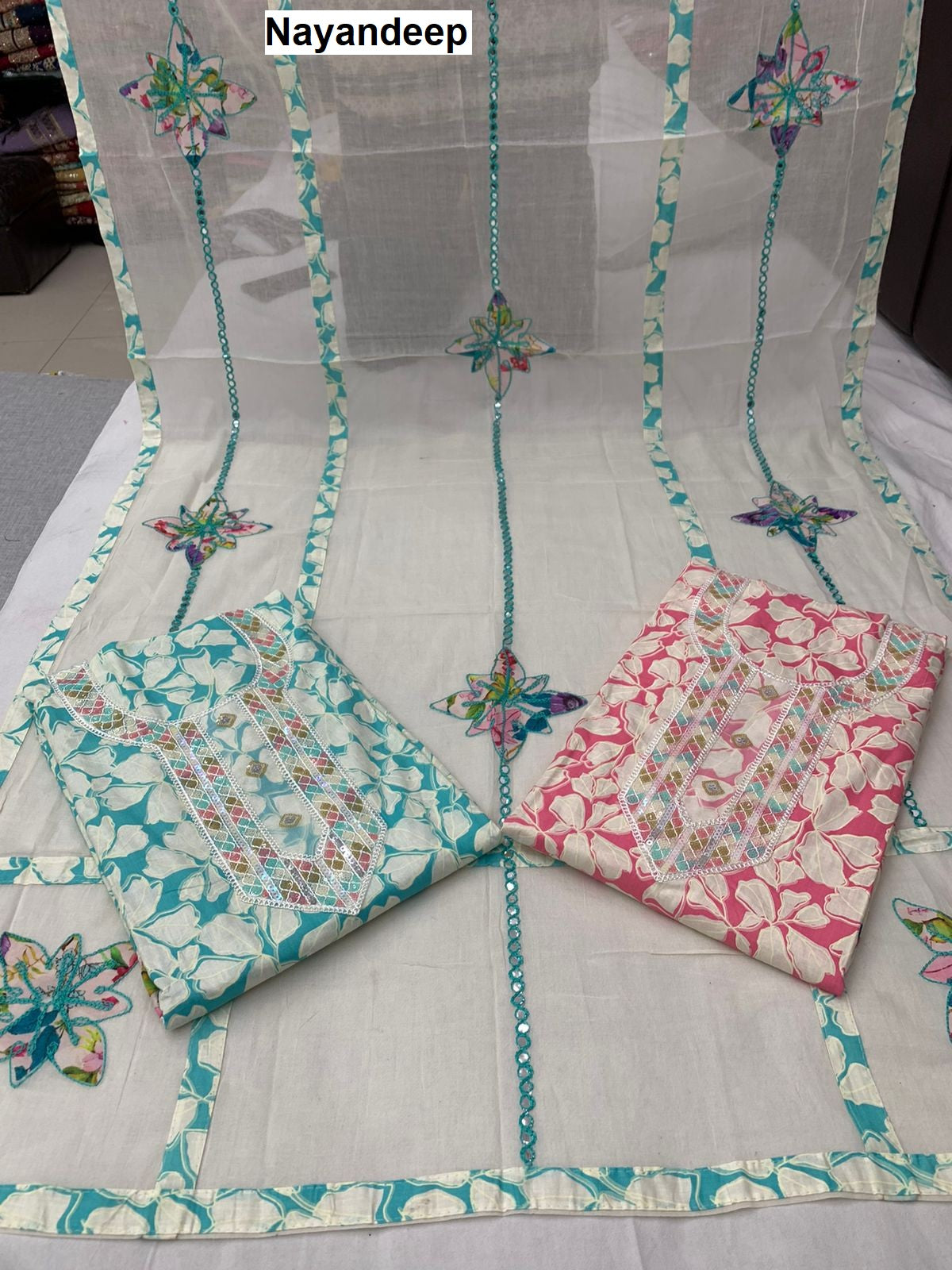 Pinterest Nayandeep Cotton Dress Material Manufacturer India