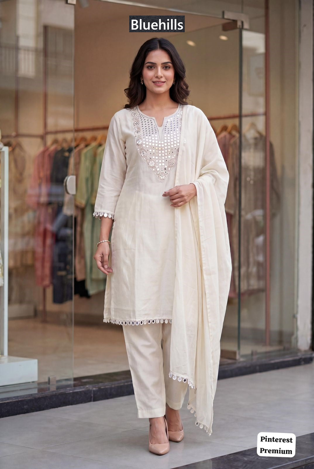Pinterest Premium Vol 3 Bluehills Rangoli Readymade Pant Style Suits Supplier