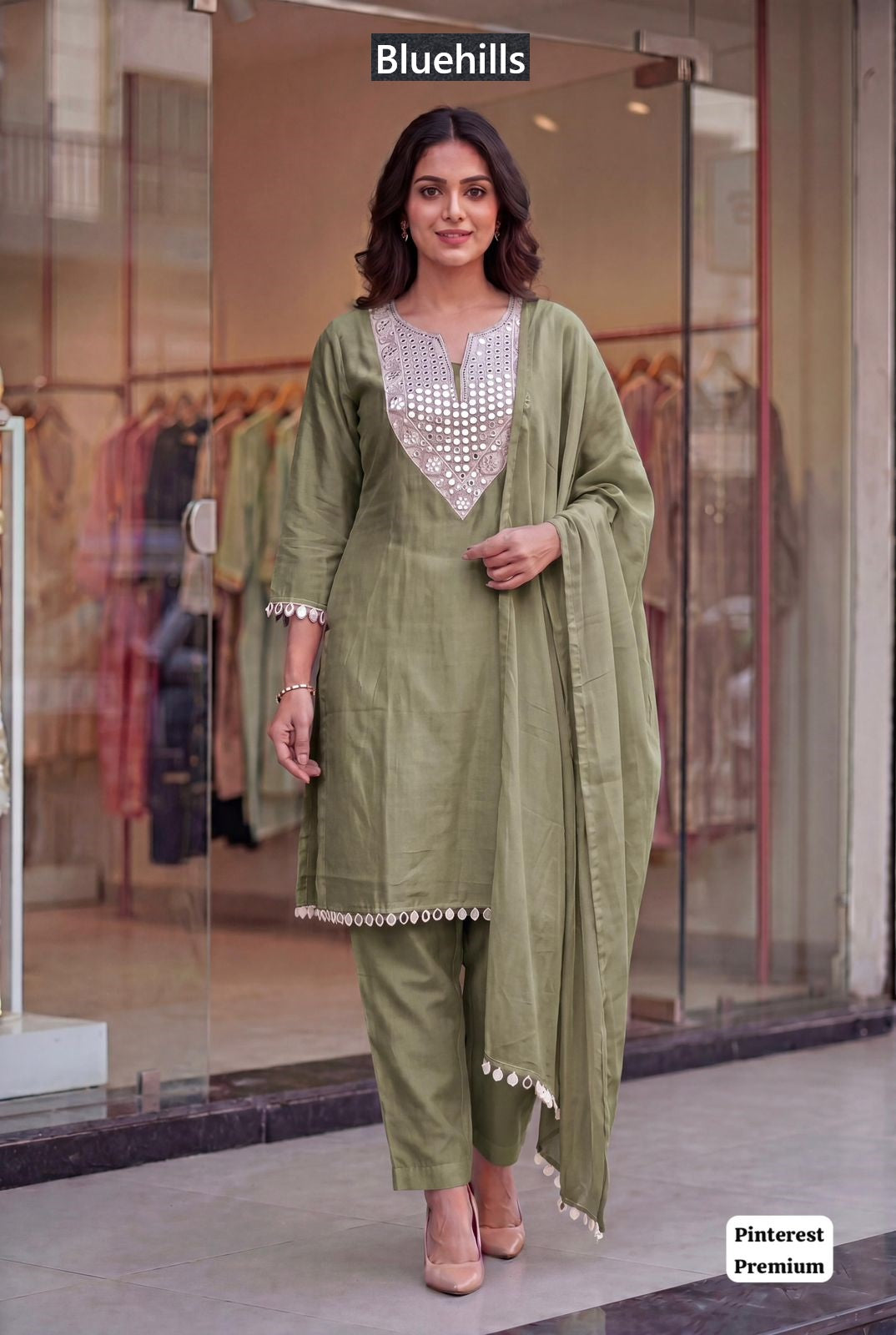 Pinterest Premium Vol 3 Bluehills Rangoli Readymade Pant Style Suits Supplier