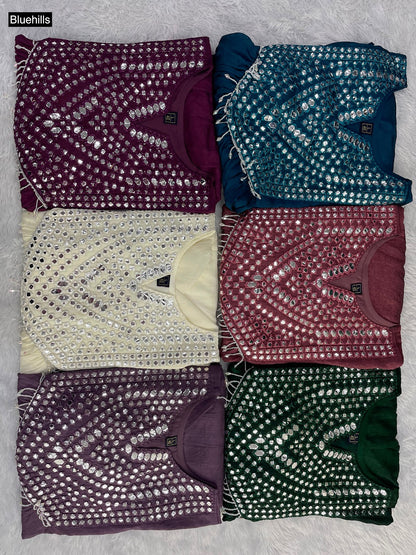 Pinterest Premium Vol 5 Bluehills Crush Readymade Plazzo Style Suits Wholesale Price