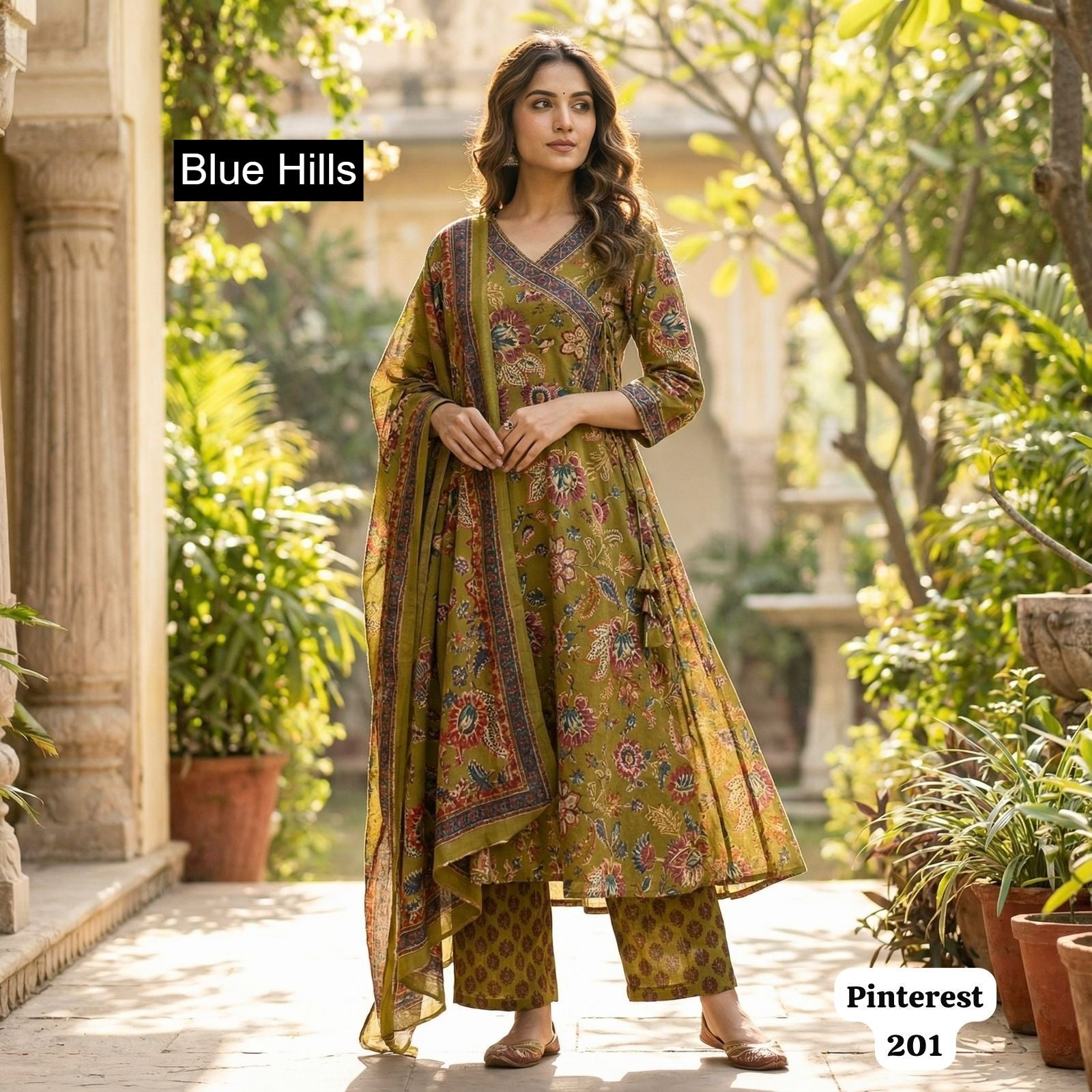 Pinterest Series Blue Hills Rayon Readymade Anarkali Suits Manufacturer Ahmedabad