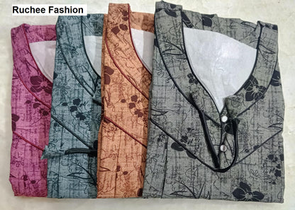 Piping 0207 Ruchee Fashion Pv Feeding Night Gown Exporter Ahmedabad