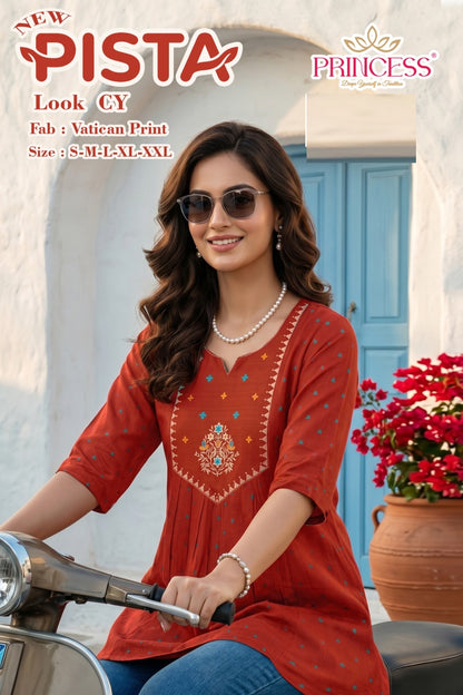 Pista Princess Creation Vatican Stylish Tops Supplier India