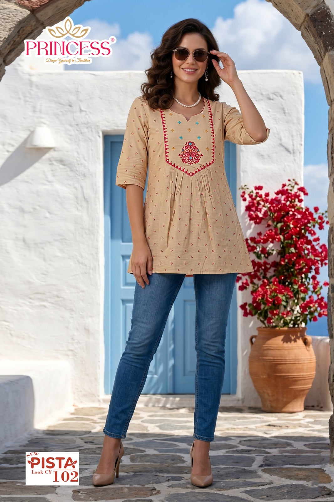 Pista Princess Creation Vatican Stylish Tops Supplier India
