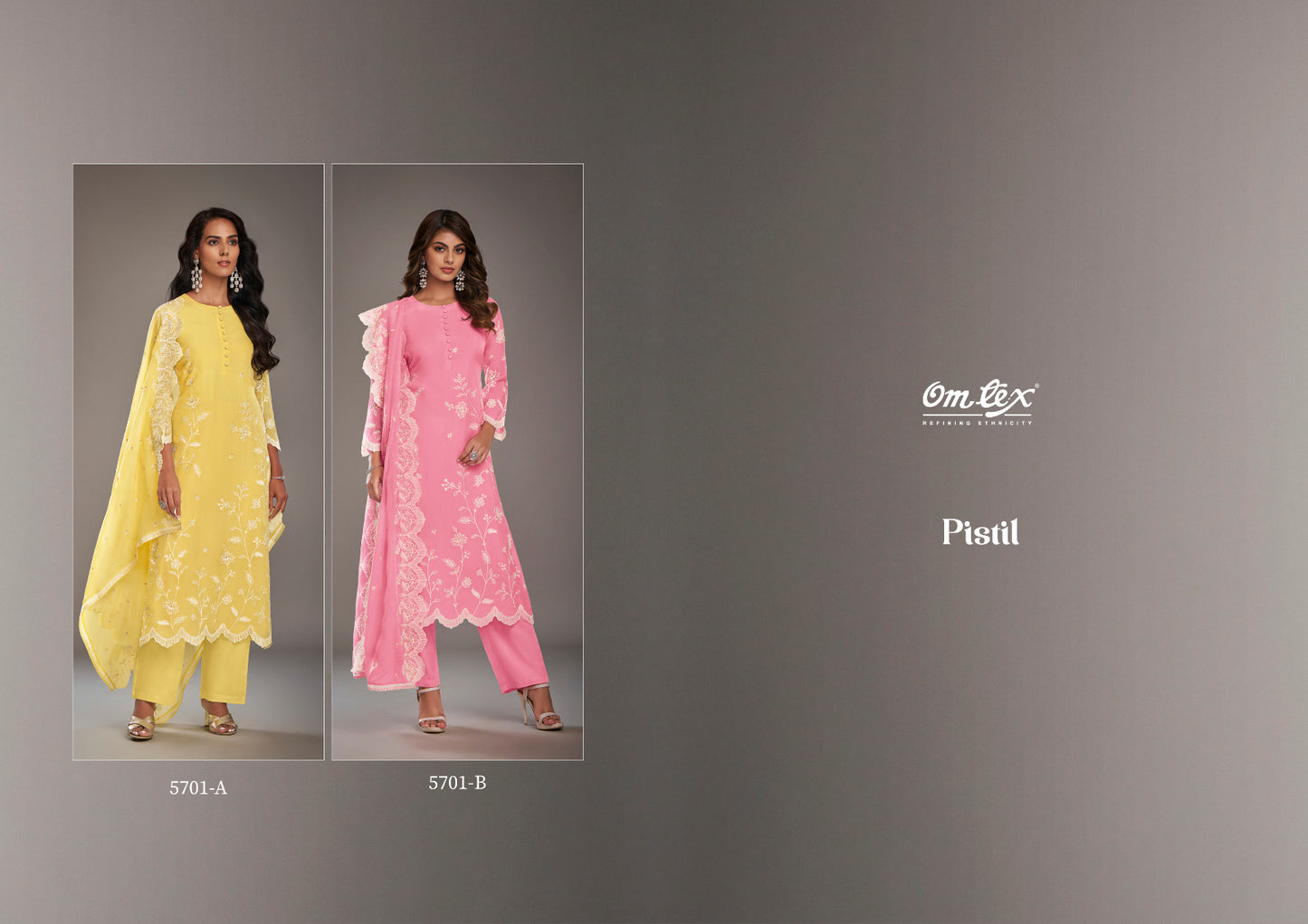 Pistil Omtex Organza Pant Style Suits Manufacturer Gujarat