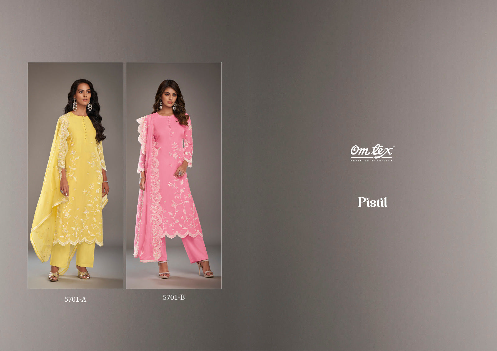 Pistil Omtex Organza Pant Style Suits Manufacturer Gujarat