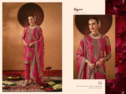 Piya Reyna Kanjivaram Silk Pant Style Suits Exporter Ahmedabad
