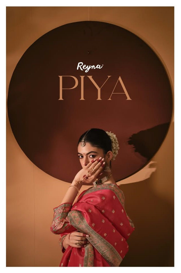 Piya Reyna Kanjivaram Silk Pant Style Suits Exporter Ahmedabad