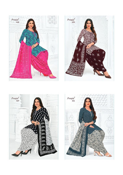 Piya Vol 4 Pranjul Cotton Dress Material Wholesaler