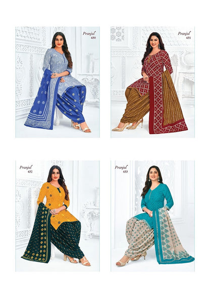 Piya Vol 4 Pranjul Cotton Dress Material Wholesaler