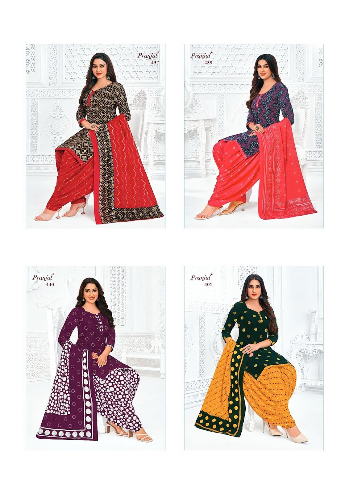Piya Vol 4 Pranjul Cotton Dress Material Wholesaler