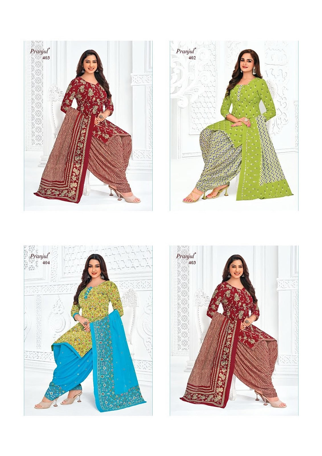 Piya Vol 4 Pranjul Cotton Dress Material Wholesaler