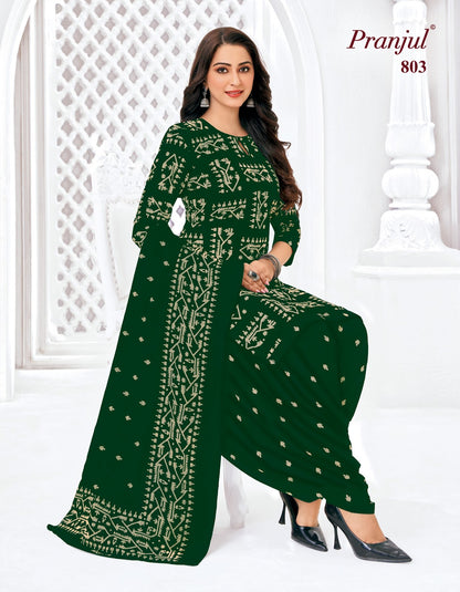 Piya Vol 8 Pranjul Readymade Cotton Patiyala Suits Manufacturer