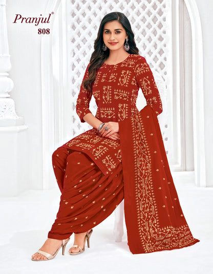 Piya Vol 8 Pranjul Readymade Cotton Patiyala Suits Manufacturer