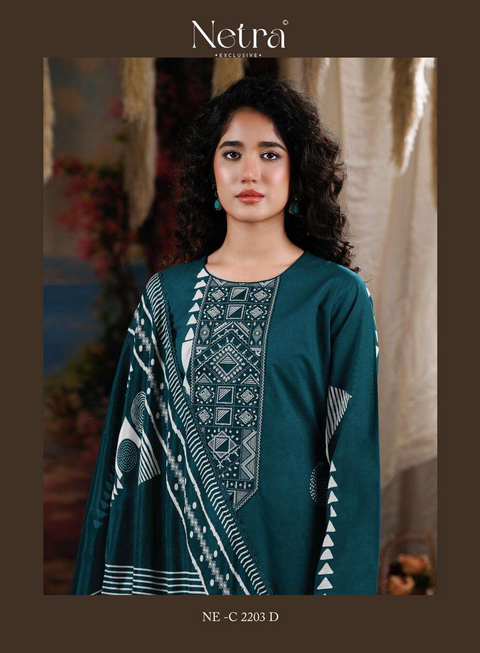 Piyanshi Netra Cotton Pant Style Suits Supplier