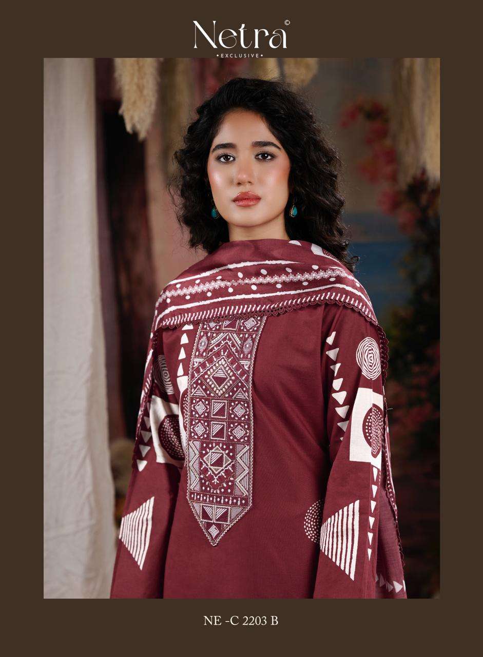 Piyanshi Netra Cotton Pant Style Suits Supplier