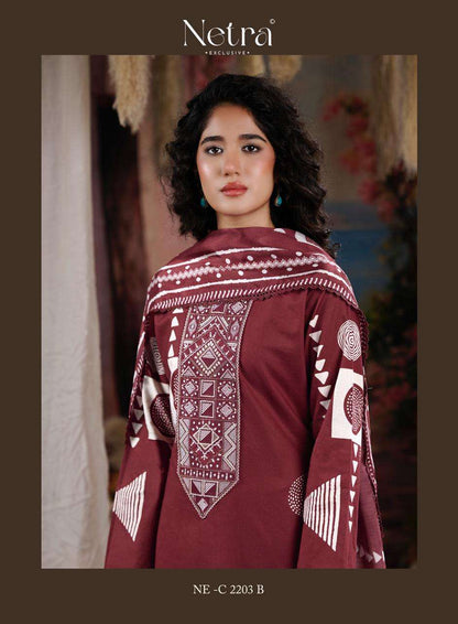 Piyanshi Netra Cotton Pant Style Suits Supplier