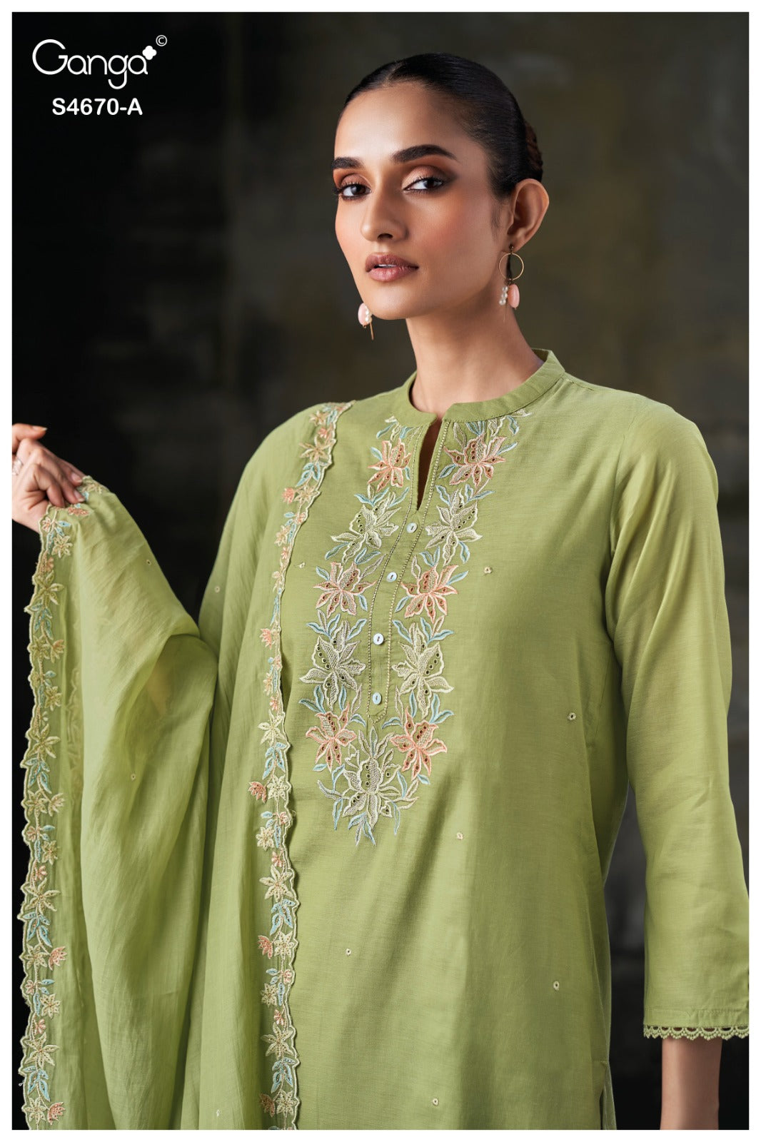Piyasha 4670 Ganga Bemberg Pant Style Suits Manufacturer