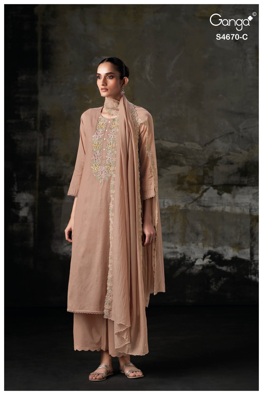 Piyasha 4670 Ganga Bemberg Pant Style Suits Manufacturer