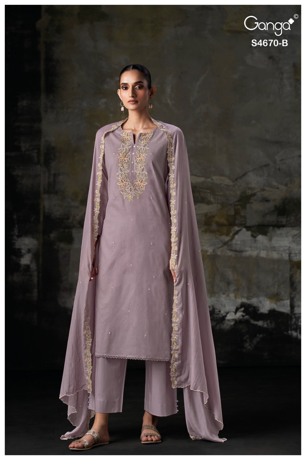 Piyasha 4670 Ganga Bemberg Pant Style Suits Manufacturer