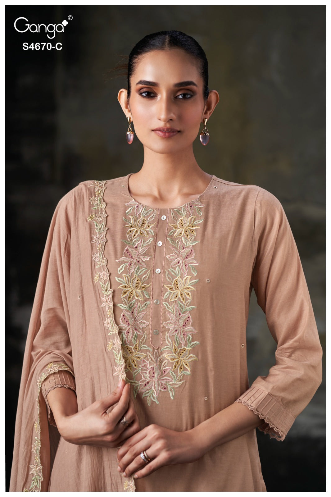 Piyasha 4670 Ganga Bemberg Pant Style Suits Manufacturer