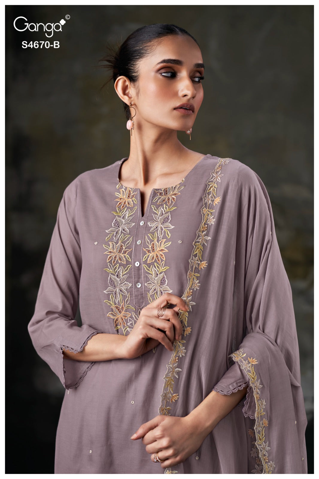 Piyasha 4670 Ganga Bemberg Pant Style Suits Manufacturer