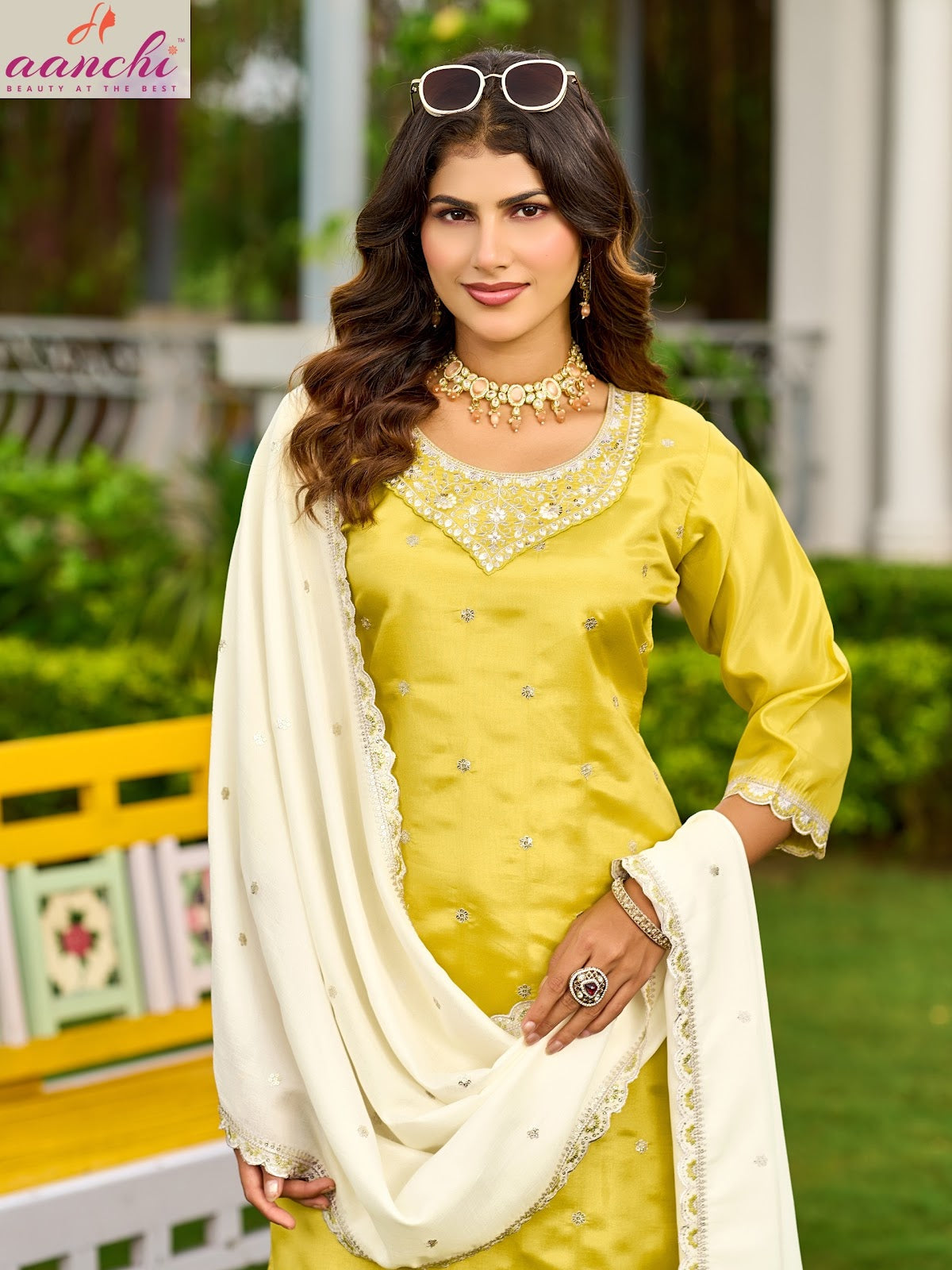 Piyu Aanchi Cosmos Readymade Pant Style Suits Wholesaler India