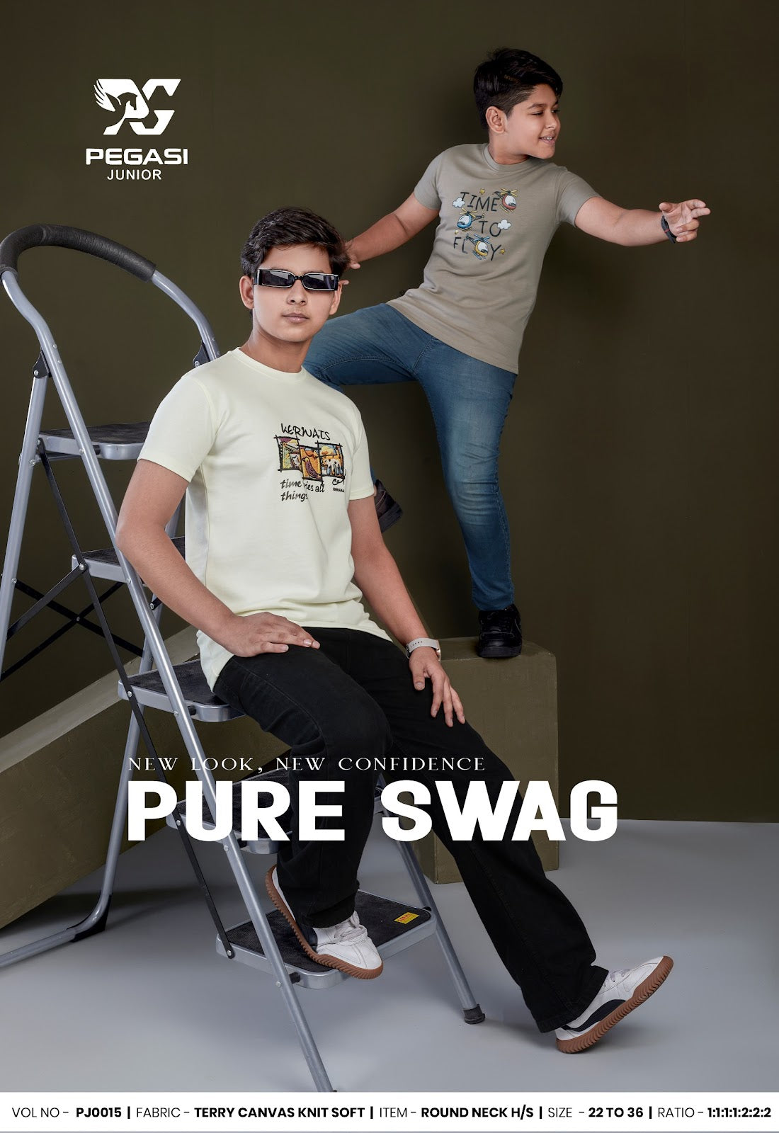 Pj0015 Pegasi Canvas Boys Tshirt Exporter Ahmedabad