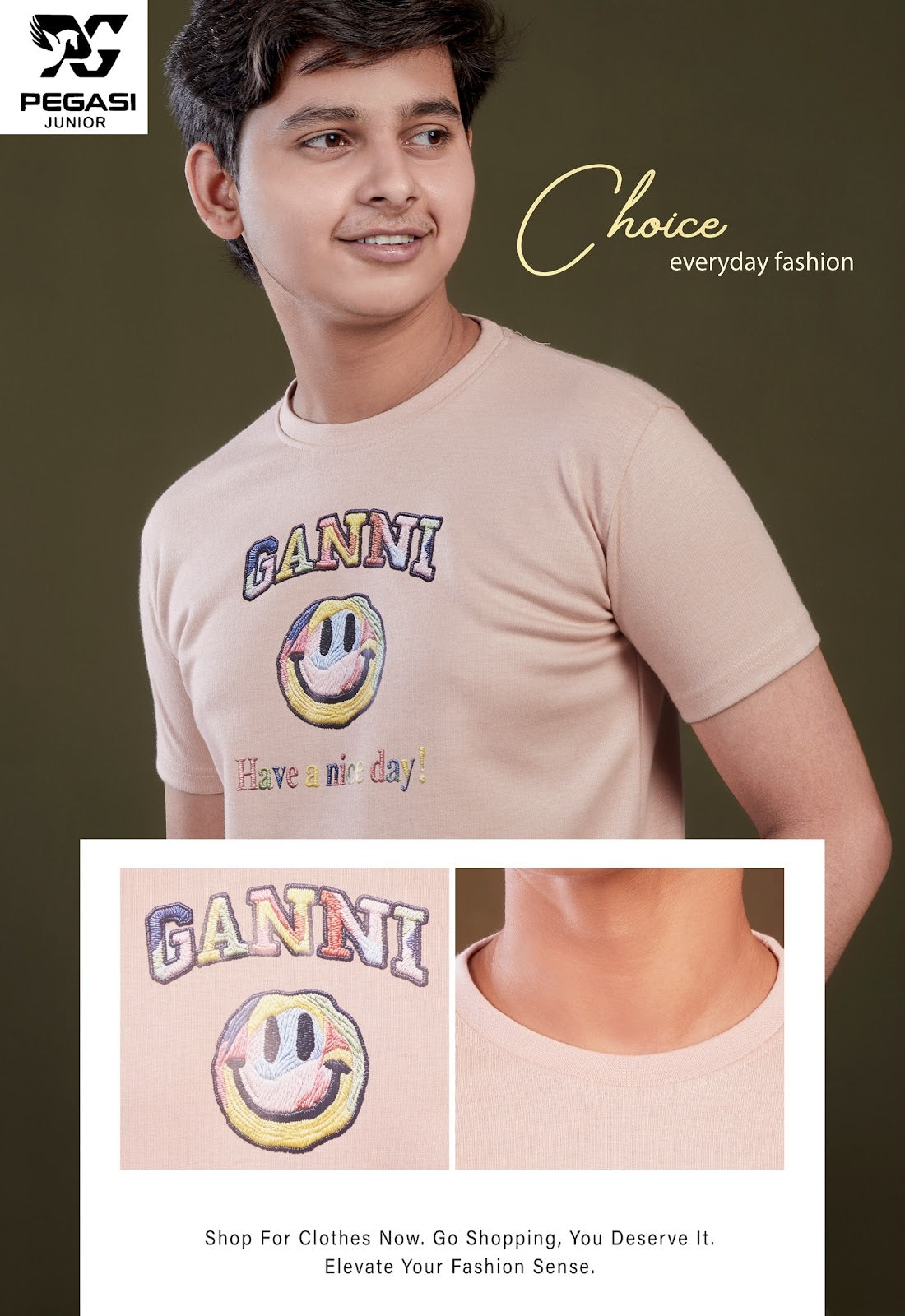 Pj0015 Pegasi Canvas Boys Tshirt Exporter Ahmedabad