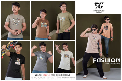 Pj0015 Pegasi Canvas Boys Tshirt Exporter Ahmedabad
