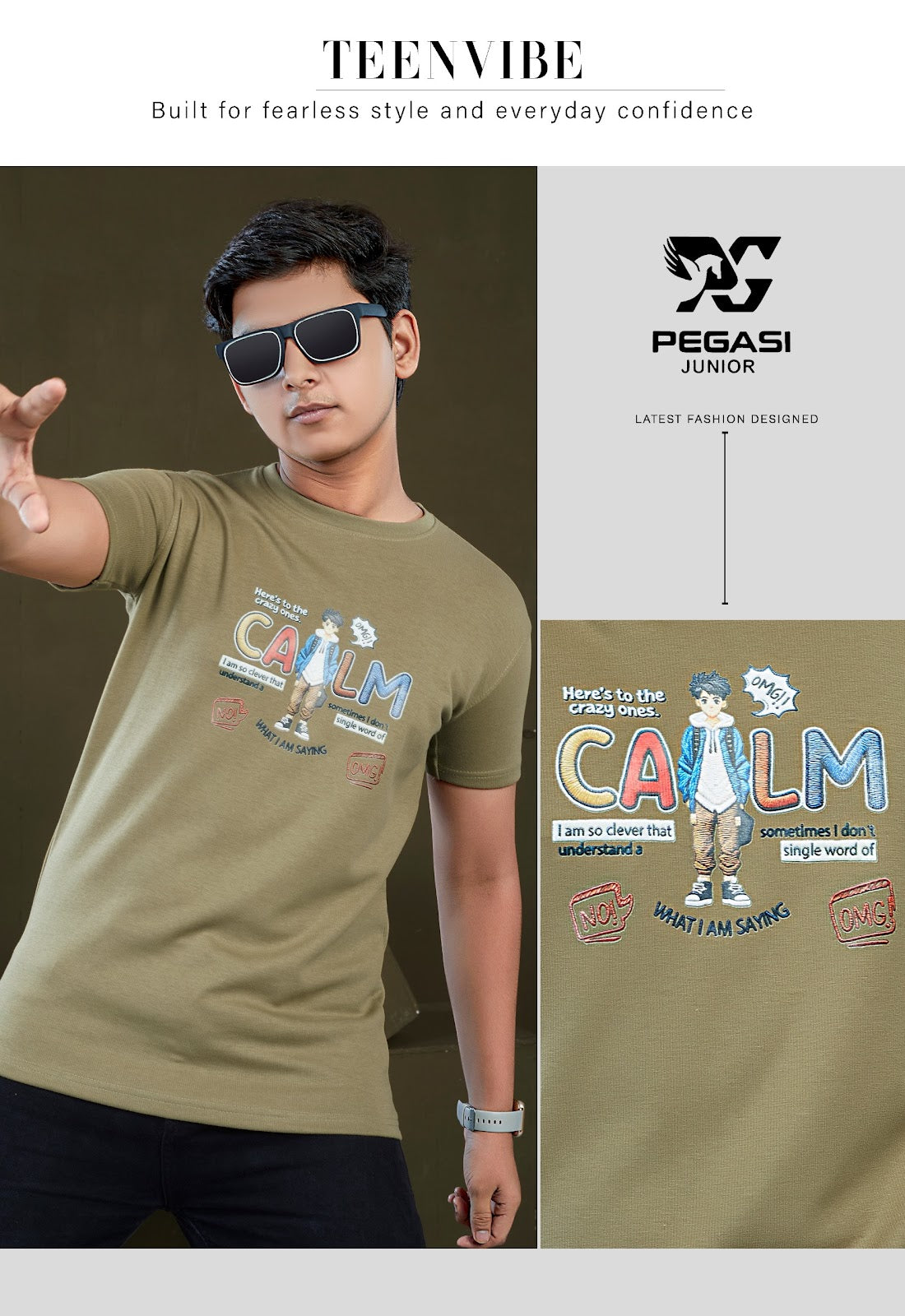 Pj0015 Pegasi Canvas Boys Tshirt Exporter Ahmedabad