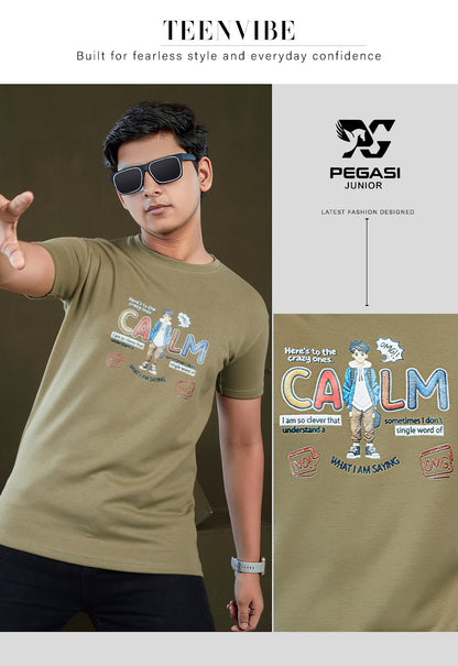 Pj0015 Pegasi Canvas Boys Tshirt Exporter Ahmedabad