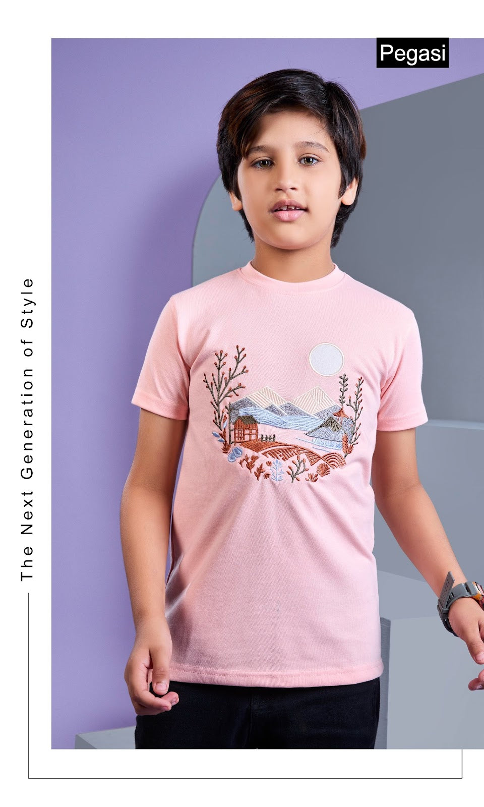 Pj0017 Pegasi Fancy Boys Tshirt Exporter