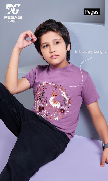 Pj0017 Pegasi Fancy Boys Tshirt Exporter