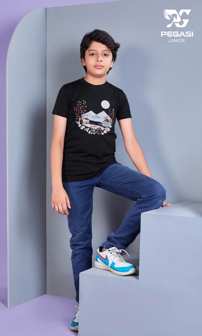 Pj0017 Pegasi Fancy Boys Tshirt Exporter