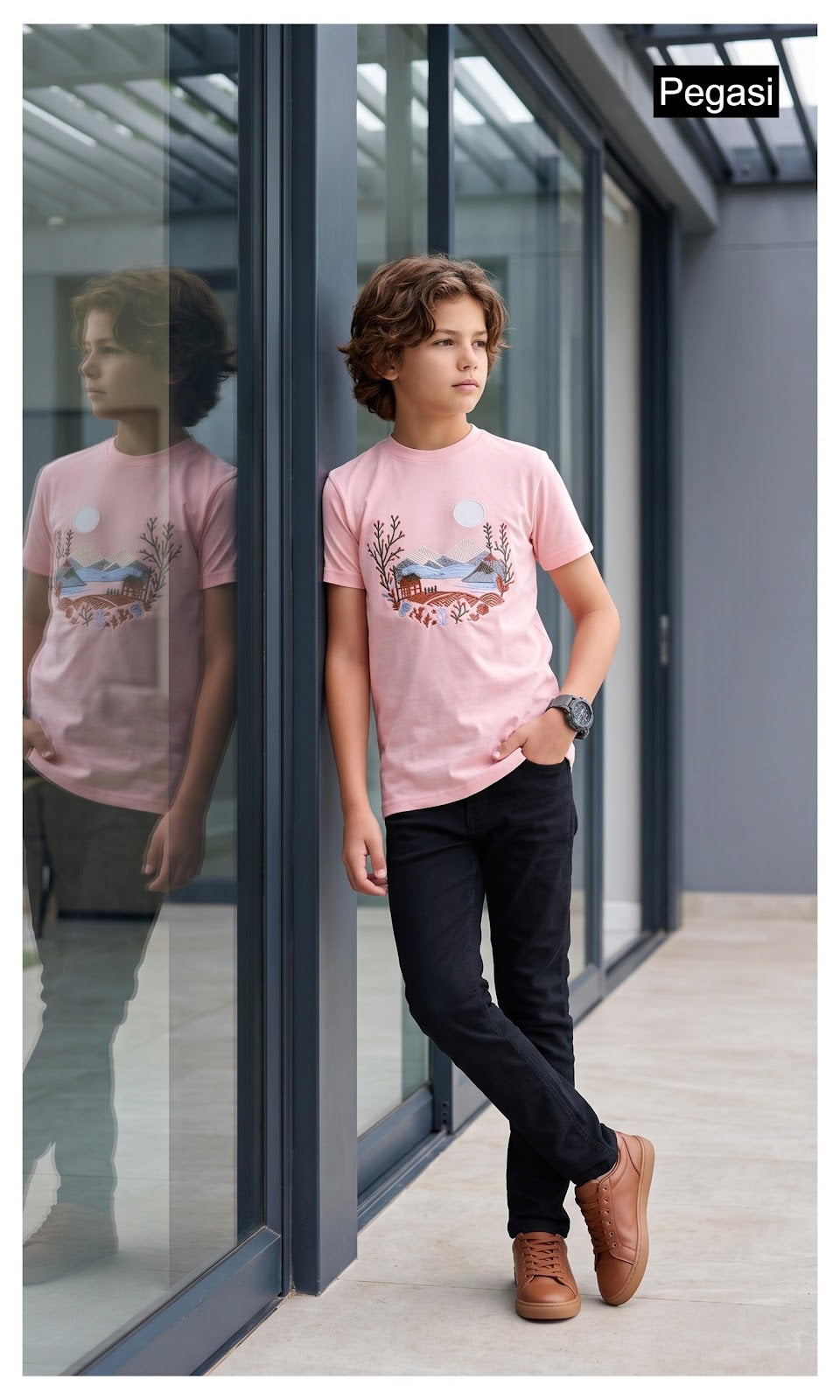 Pj0017 Pegasi Fancy Boys Tshirt Exporter