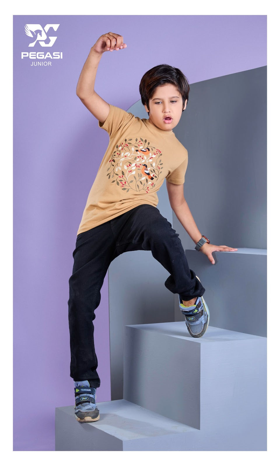 Pj0017 Pegasi Fancy Boys Tshirt Exporter