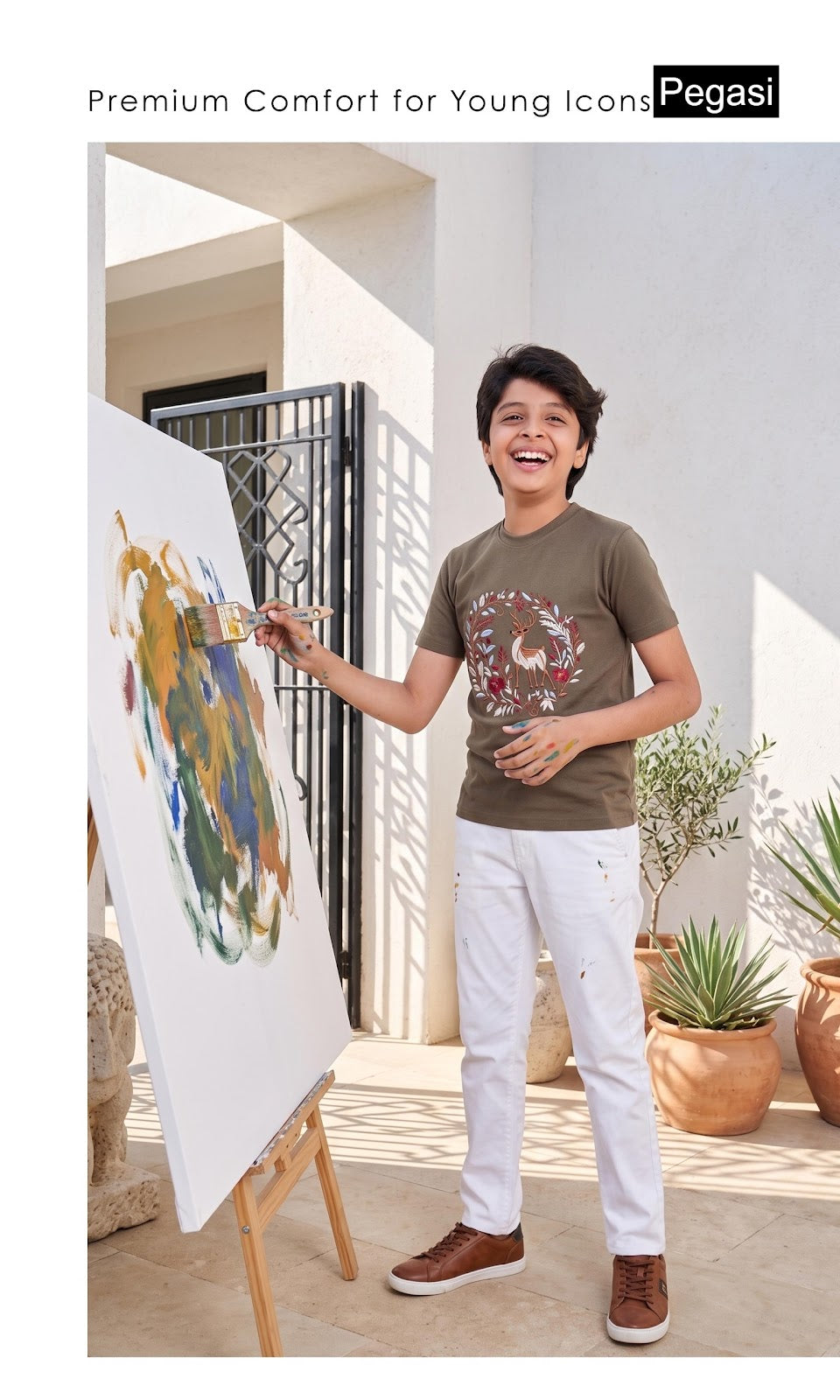 Pj0017 Pegasi Fancy Boys Tshirt Exporter