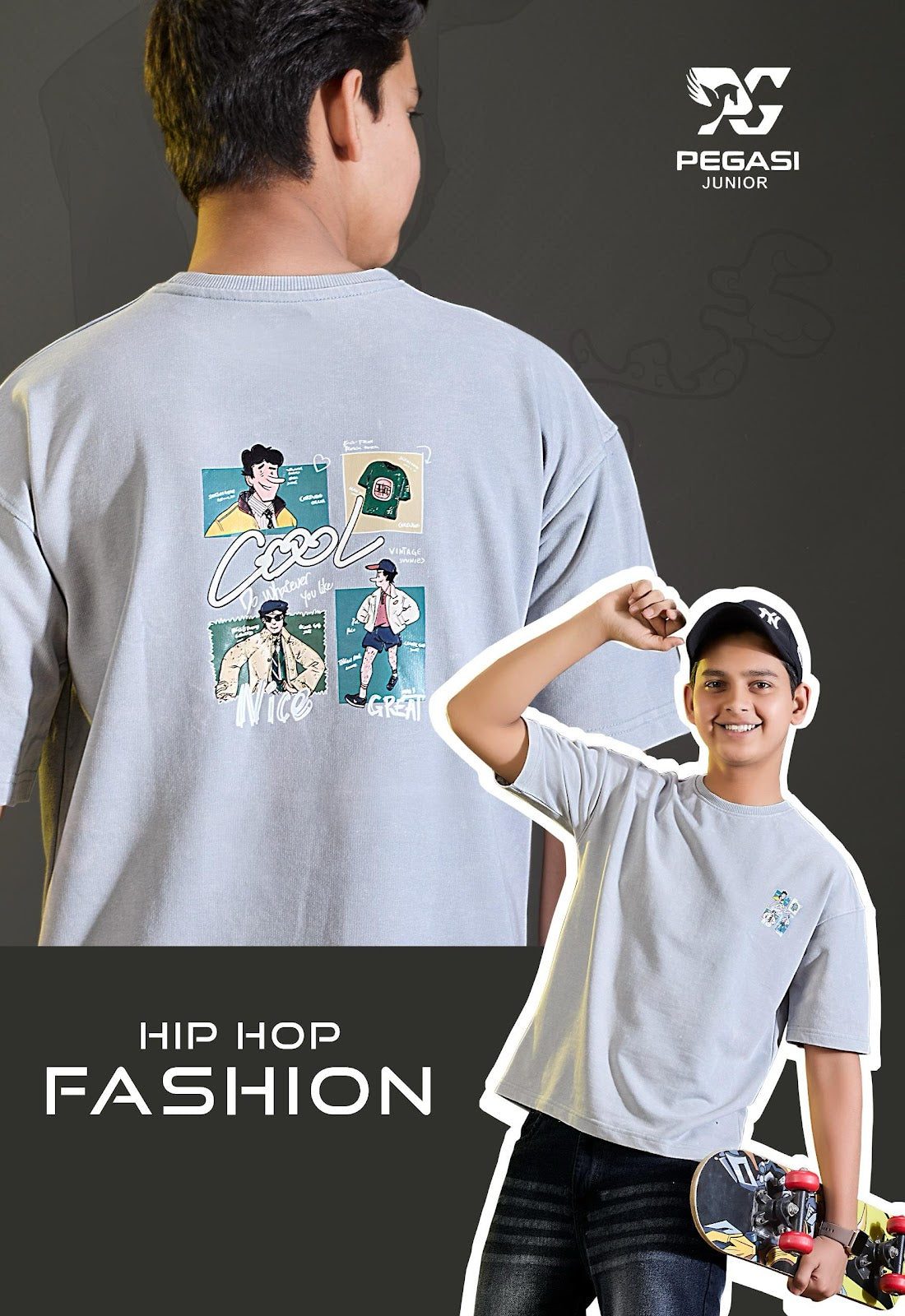 Pj009 Pegasi Canvas Looper Boys Tshirt Wholesaler Gujarat