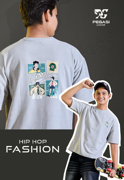 Pj009 Pegasi Canvas Looper Boys Tshirt Wholesaler Gujarat