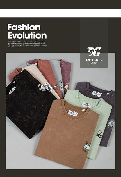 Pj009 Pegasi Canvas Looper Boys Tshirt Wholesaler Gujarat