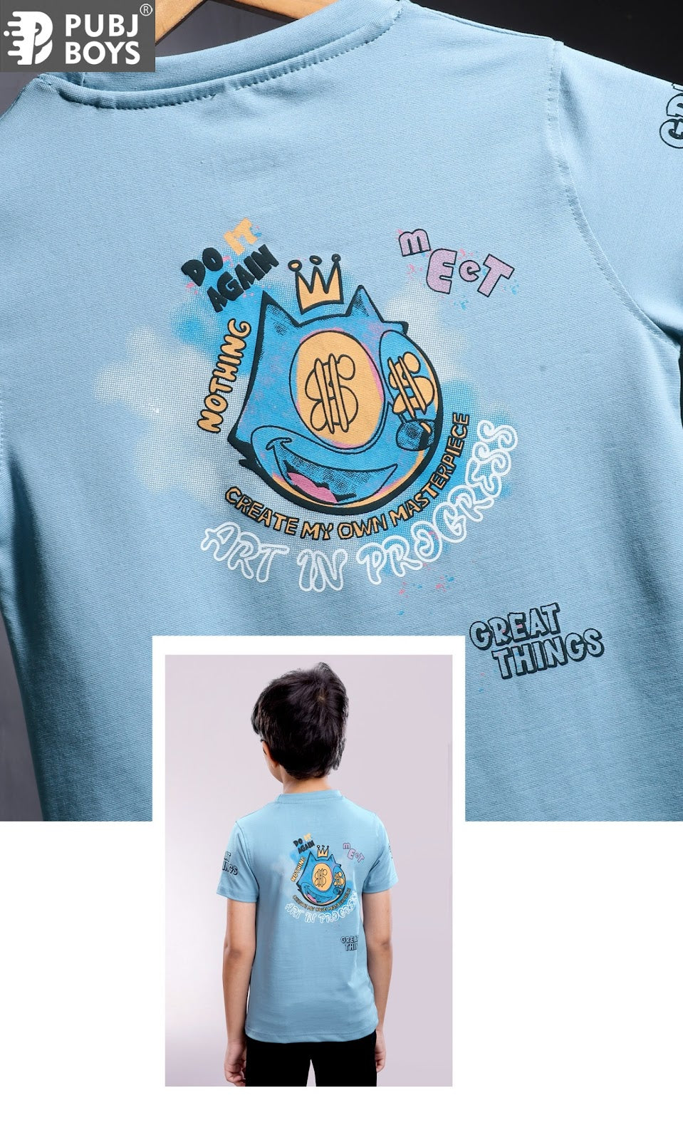 Pk 08 Pubj Lycra Boys Tshirt Wholesale Price