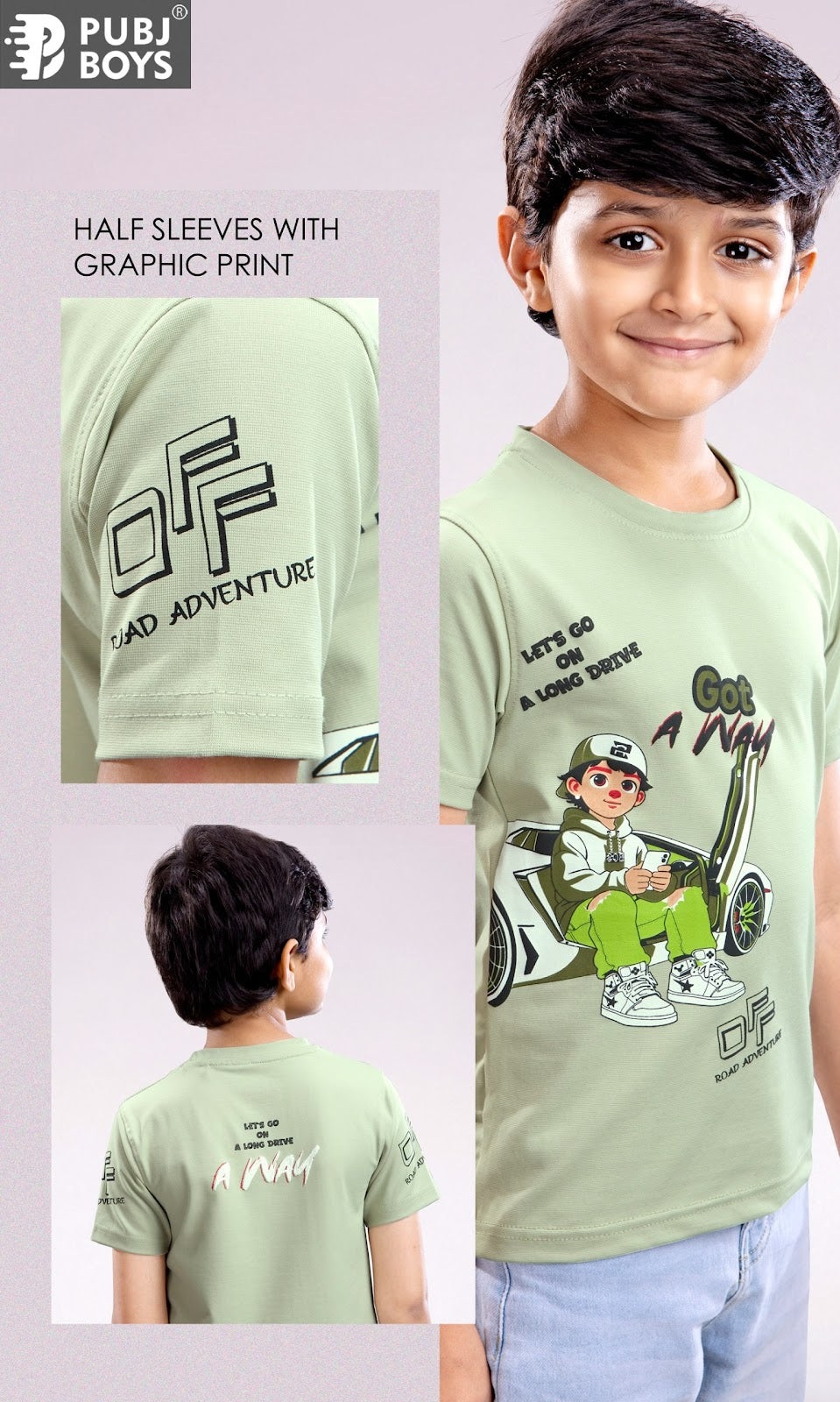 Pk 08 Pubj Lycra Boys Tshirt Wholesale Price