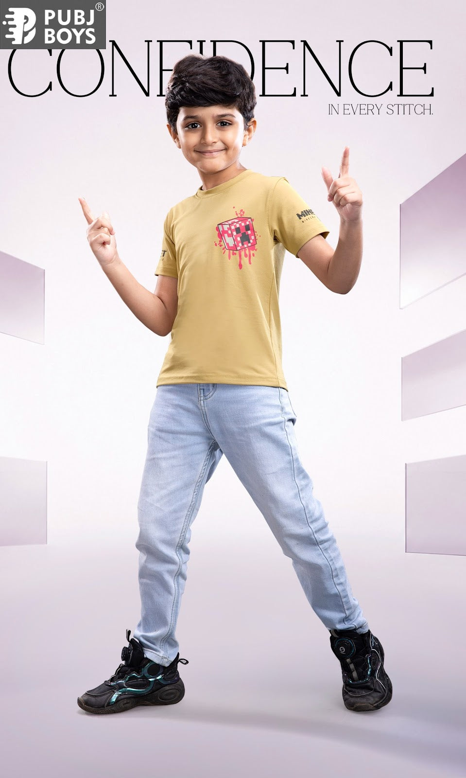 Pk 08 Pubj Lycra Boys Tshirt Wholesale Price