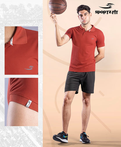 Pk 100 Vol 5854 Sportz Fit Airtex Mens Tshirts Exporter Gujarat